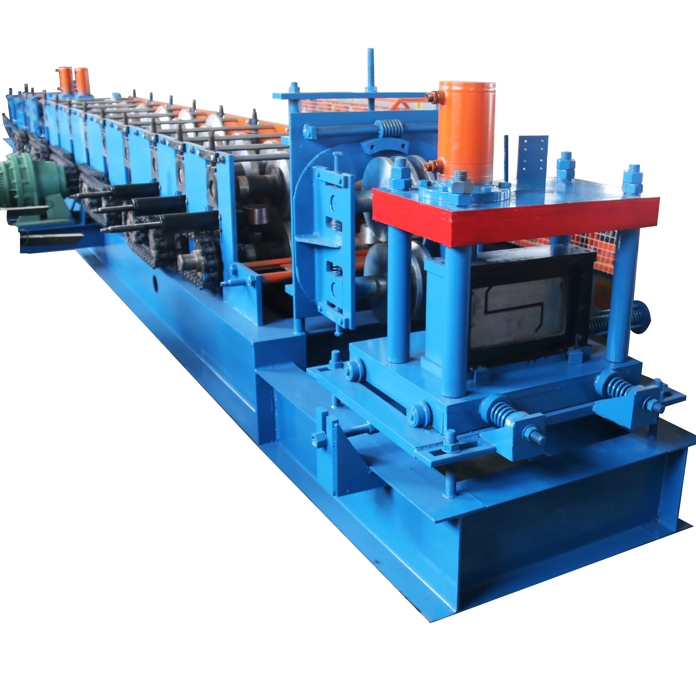 Automatic Z Metal Steel Making Machine Window Frame Profile Stud Purlin Roll Forming Rib Sheet Panel Machinery Farm Used