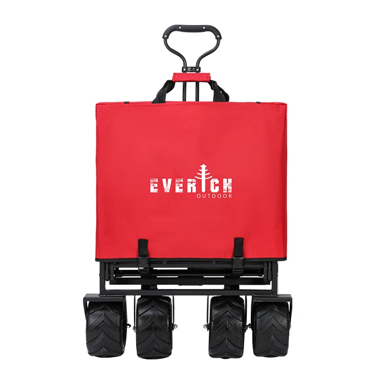 Convenient Camping Wagon Cart: Foldable Outdoor Wagon for Utility Use