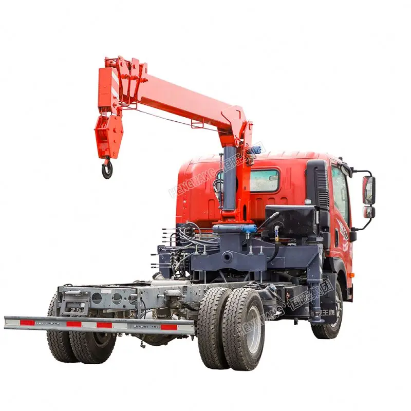 Factory price flatbed cargo truck dump truck beds with crane for sale