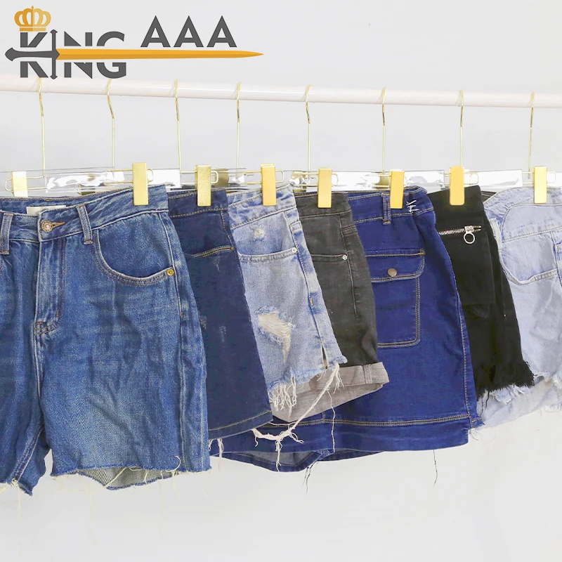 Millions used clothes wholesale price ladies pant stock product second hand shorts