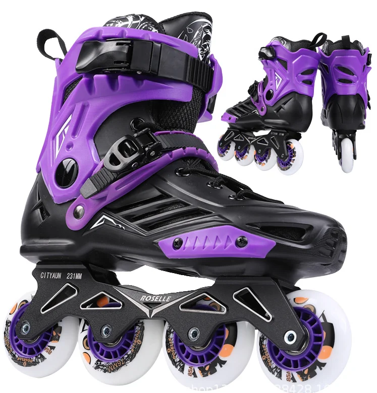 Most popular ROSELLE RS6 personal inline roller skates shoes for teenager and adult