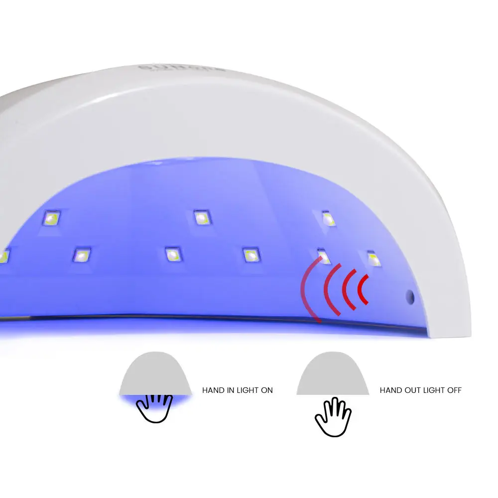 Best Professional 30leds Gel Nail Varnish Drying Sun One Nails UV Led Lamp for Switchable 48W/24W