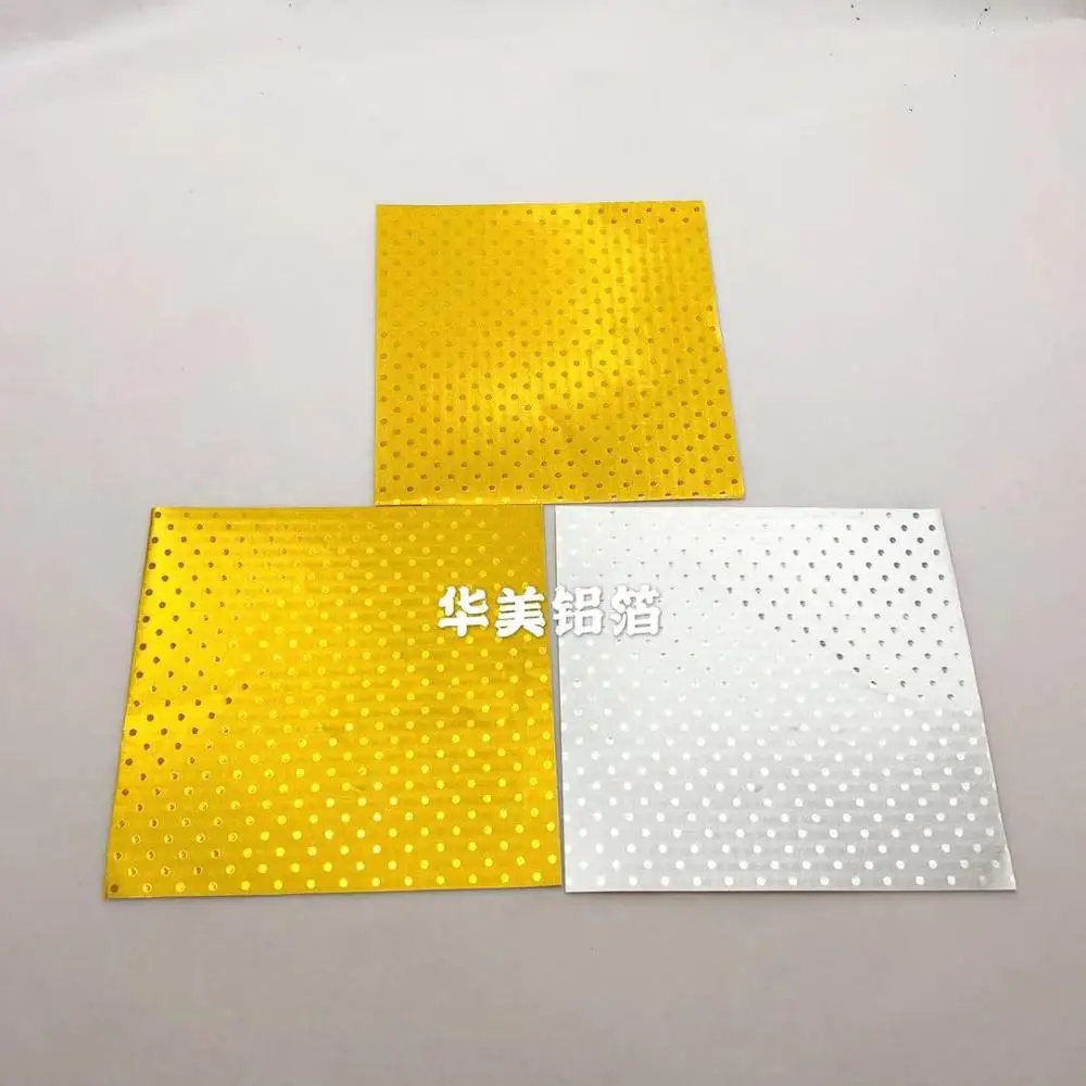 
Customized printed Gold aluminum foil paper for chocolate tea cake mooncake printing sheet for food packaging 