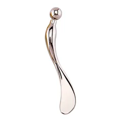 steel eye cream applicator with metal massager beauty cosmetic makeup spatula spoon  bottle scrapper