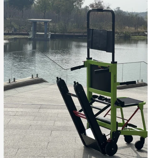 Battery powered Electric stair climbing wheelchair  Foldable Rehabilitation Therapy supplies