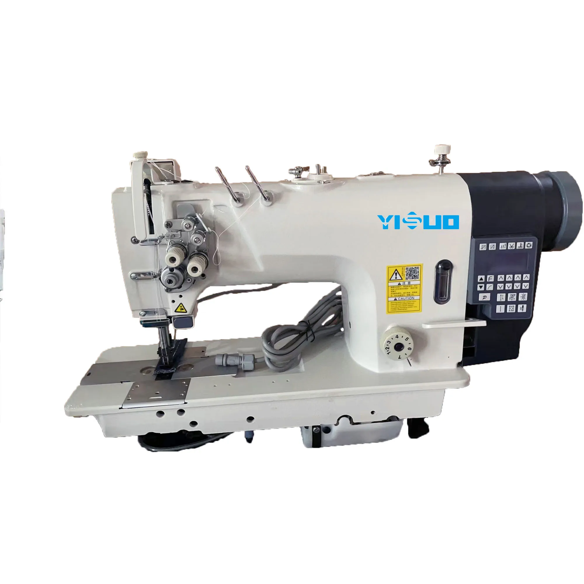 YS-8420 Double needle flat sewing machine Automatic thread cutting non-corner double needle industrial sewing machine