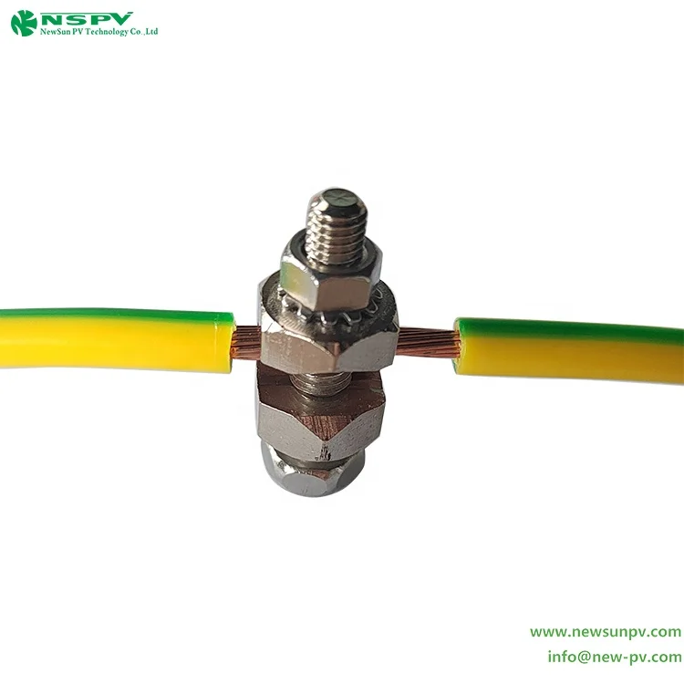 High Quality Solar Panel Grounding Lug To Secure A Grounding Conductor