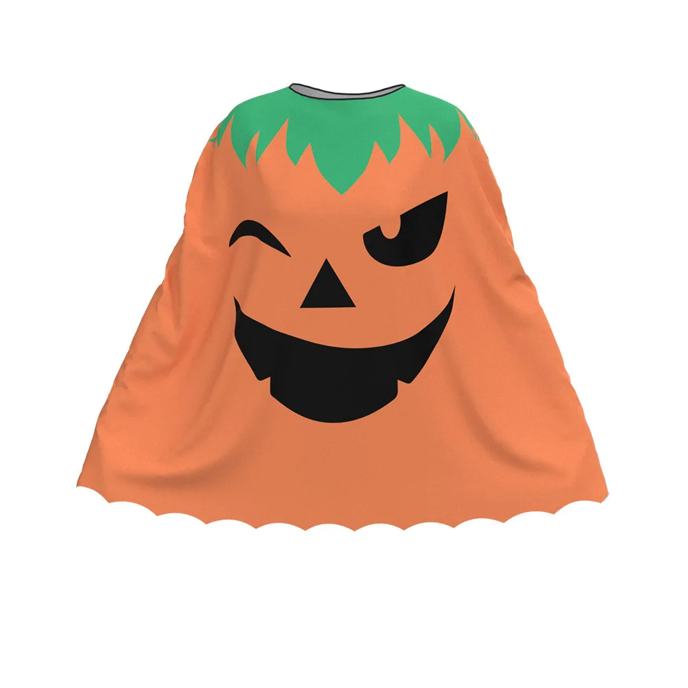 Hot Sale Stage Performance Cosplay Wear Halloween Pumpkin Cape Party Costume For Adult Children