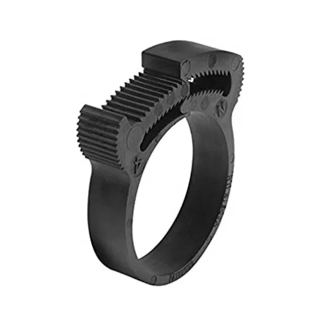 Nylon,ABS,POM,PVC material Screw thread Plastic Pipe Clamp Single Ring quick lock Hose Clamps
