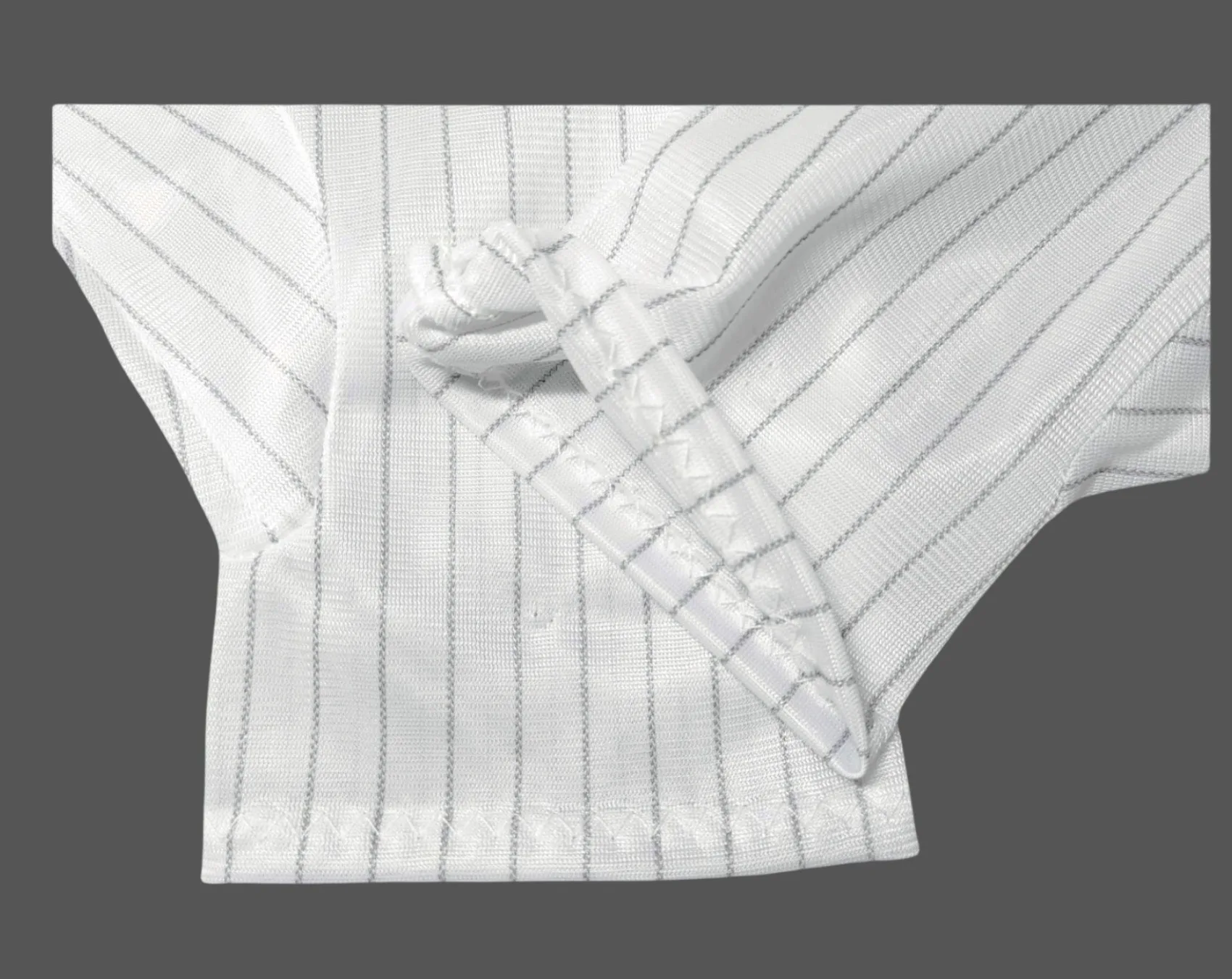 Reusable Stripe Polyester Conductive Carbon Wire Antistatic ESD Dust Free Fabric Cleanroom Gloves