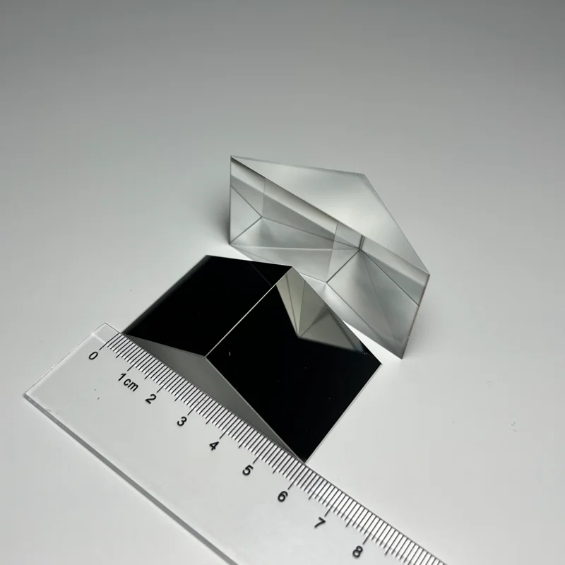 High quality AR coated visible light high transflancy optical glass K9BK7B270 triangular prism for digital device periscope