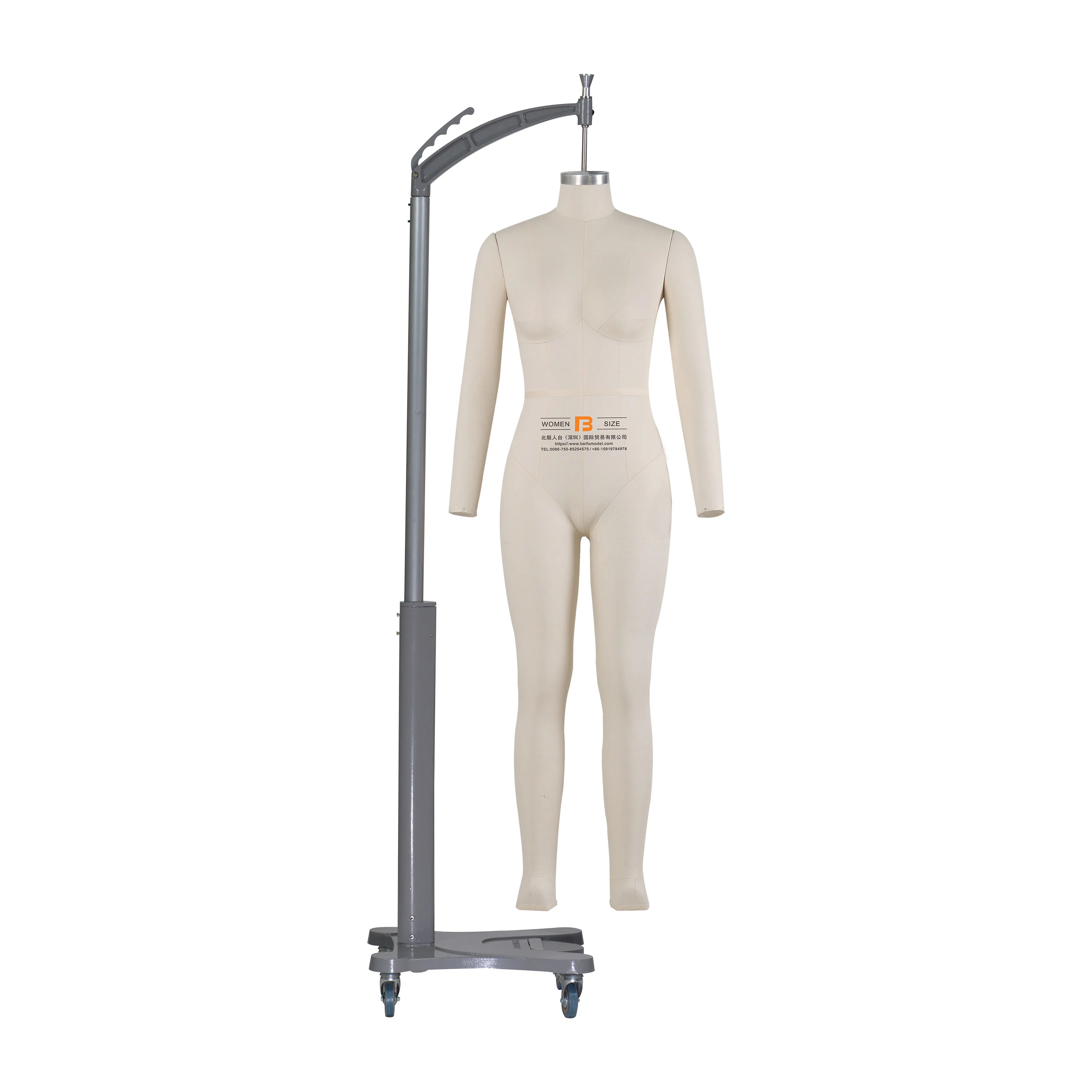 Beifuform famale full body mannequin Australia size support customization hanging pole dummy with base standing manikin
