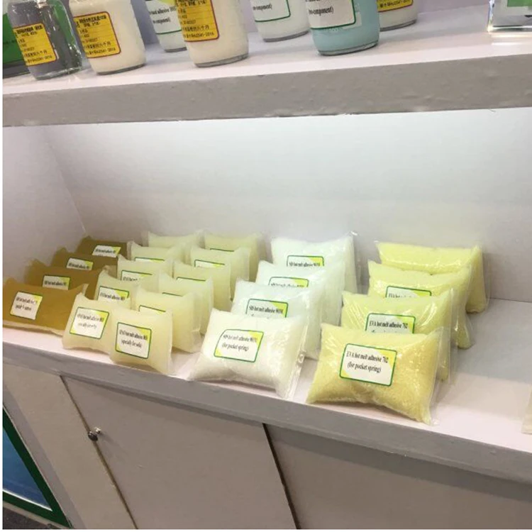 Milky White Solid Polyolefin Hot Melt Adhesive Glue Foam Hot Melt Adhesive