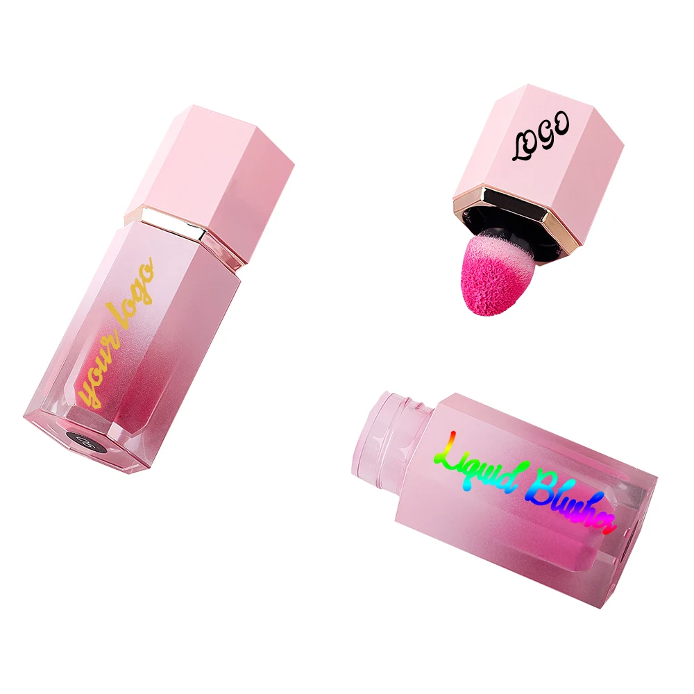 Long Lasting Soft blusher Tint Single Cheek Face Pigmented Vegan Cream Makeup Lightweight Liquid Blush tint