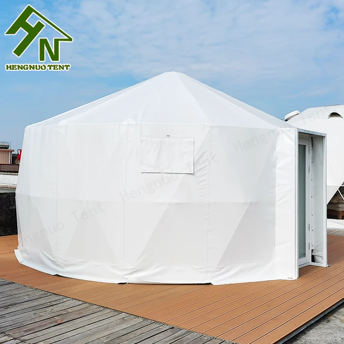 Factory Direct Sell Outdoor Camping Mongolian Yurt House Glamping Tents For Resorts Hotel