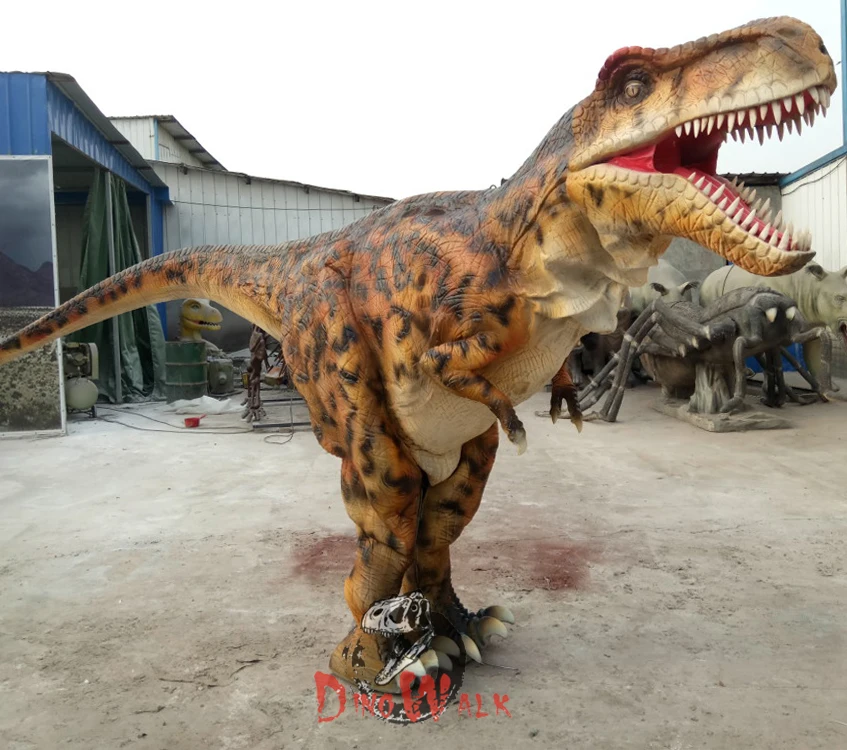 Animal Dinosaurs Costume Walking Realistic Dinosaur for Adult