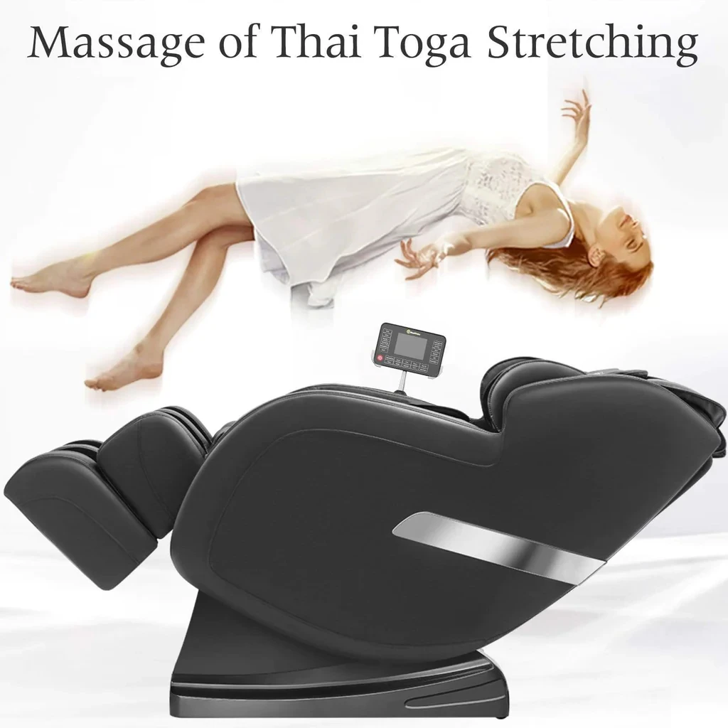 REALRELAX wholesale kneading thai toga massage Zero Gravity Full Body Shiatsu Massage Chair 3d S track massage recliner