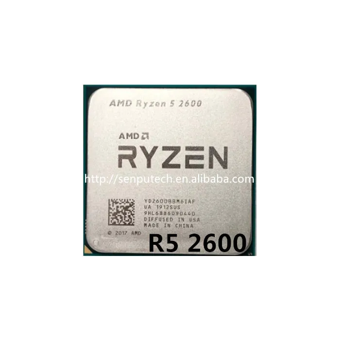 Оптовая продажа процессор AMD R5 2600 3 4 ГГц 65 Вт для настольного компьютера разъем