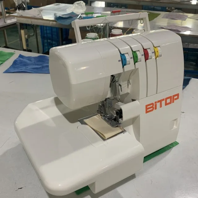 BT-703 electric portable hand held mini hand overlock sewing machine home