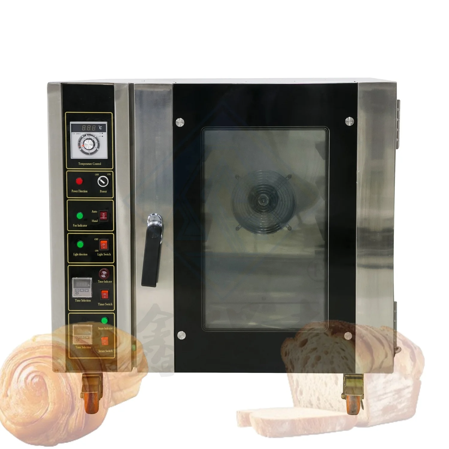 Easy To Operate Hot Air Convection Oven For Bakery Used 220 V  Electric Heating 5 Trays Convection Oven