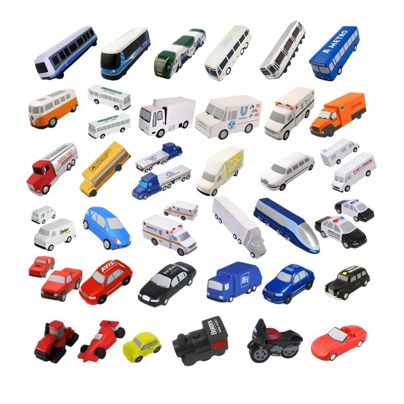 Truck Shaped Stress Ball Custom Polyurethane Toys  Cheap Pu Foam Stress Ball Antistress Ball