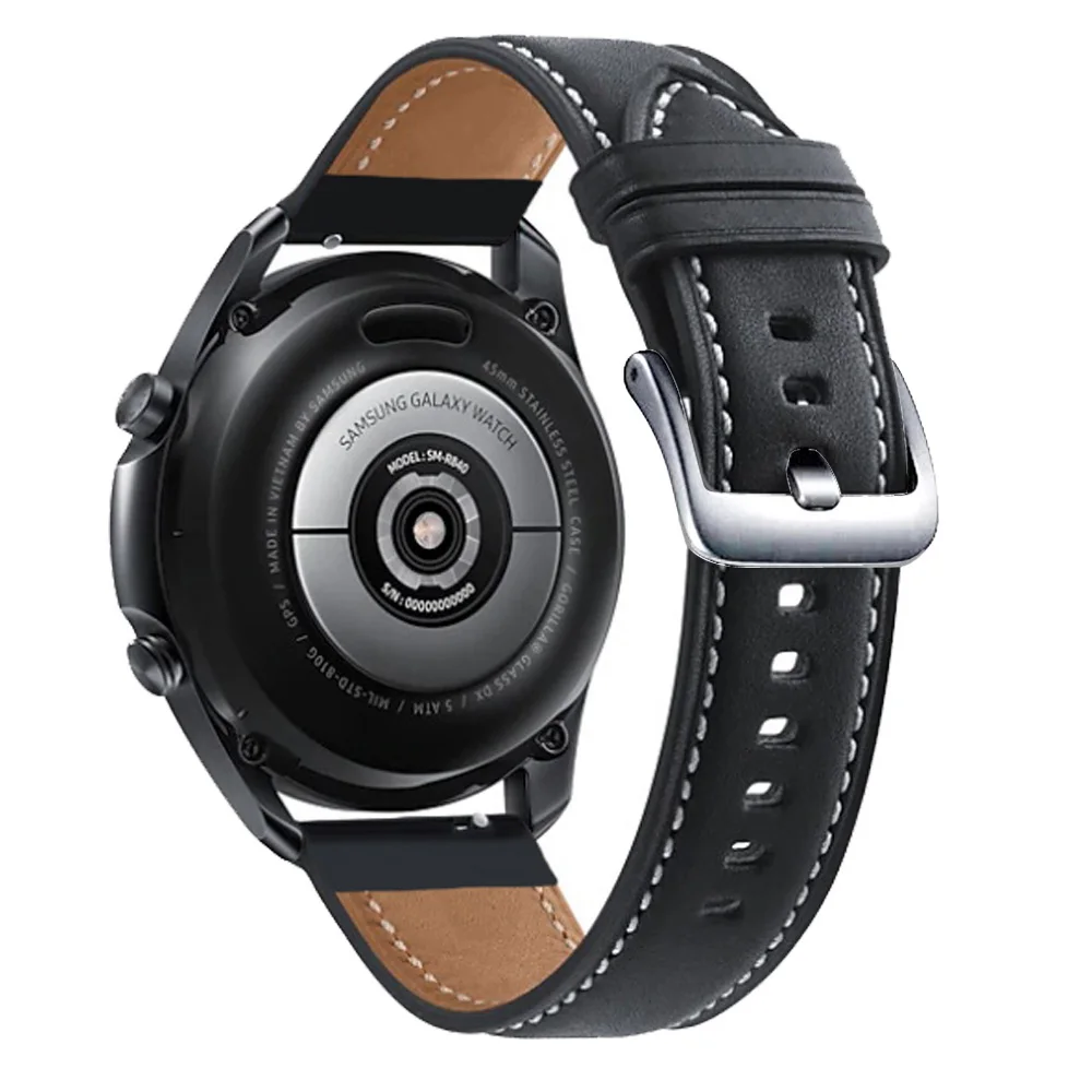 Кожаный ремешок для Samsung Galaxy Watch 3 45 мм 41
