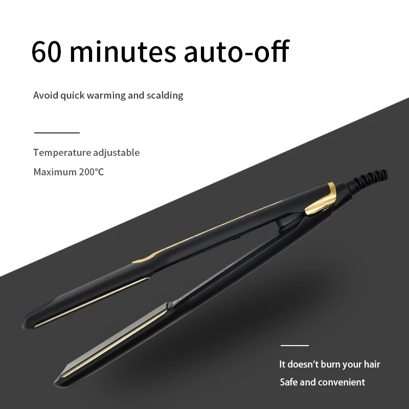 Rozia Ceramic flat Iron best professional mini flat irons hair straightener cream iron machine  hair  styling tools products