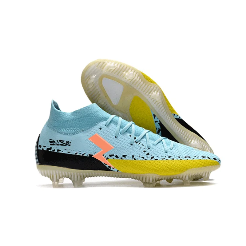 Physical Exercise Men Football Shoes Hot Seller Buy Cheap Soccer Shoes High-Necked Outdoor Football Soccer Boots