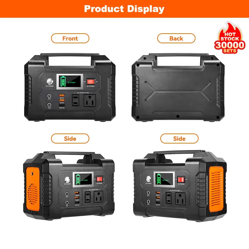 Free Shipping  200W Rechargeable Battery Solar Generator Outdoor Camp Energy System Electric Supply Portable Power Station