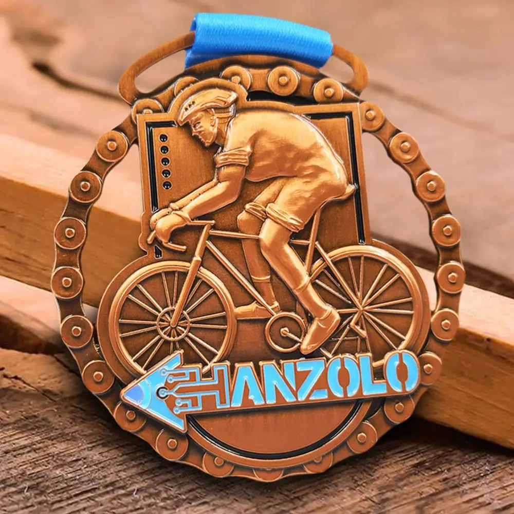 Manufacturer wholesale custom your own medal metal dance medal and trophies