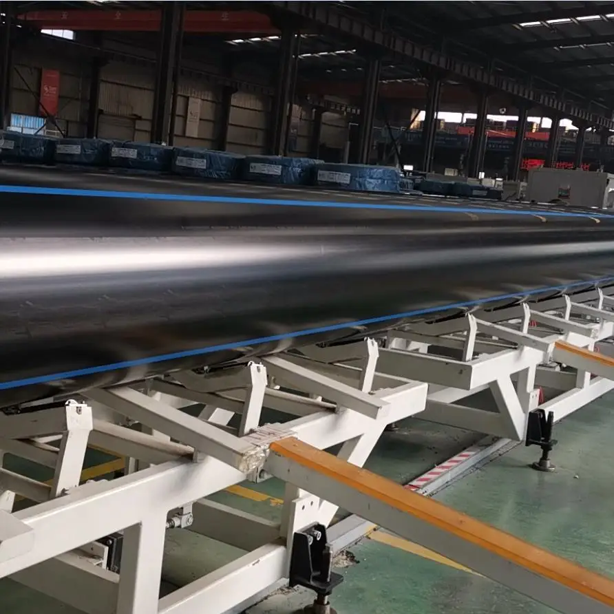 Черная пластиковая водопроводная труба HDPE100, труба hdpe для подачи воды, оросительная труба hdpe