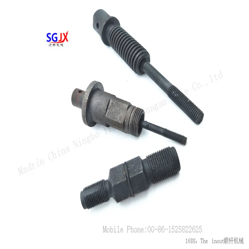 Production of mechanical parts oil plug tubing fasteners connected to the transmission parts