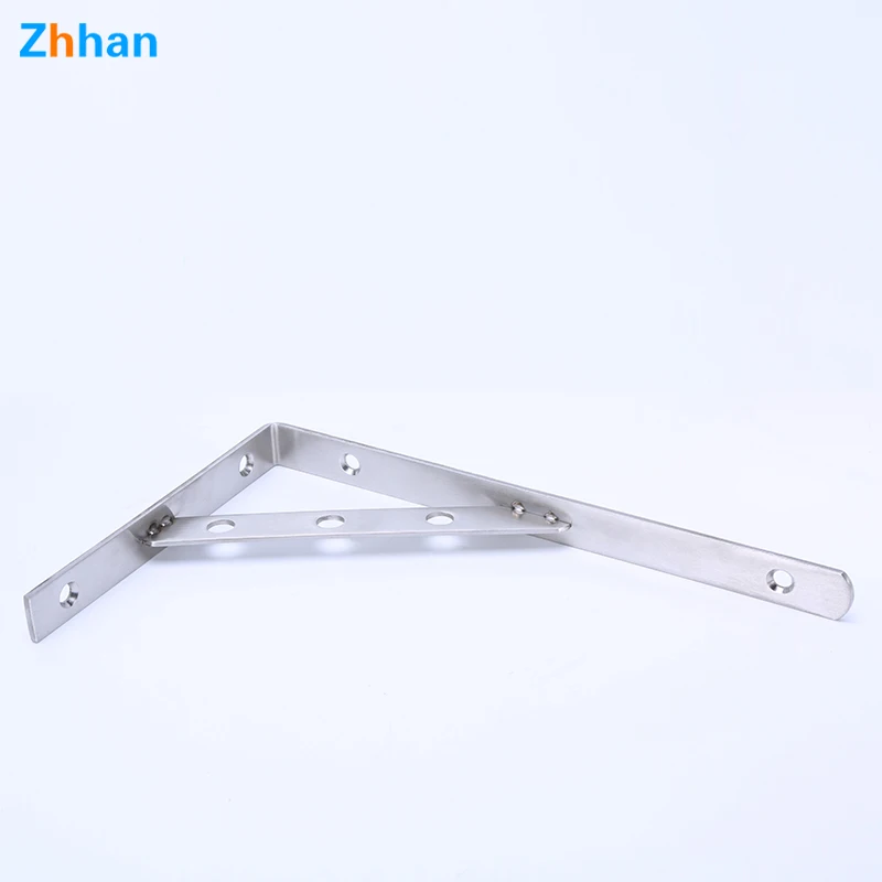 Wall Bracket Heavy Duty Shelf Bracket/aluminum for Wood Factory Customized 8 Inches 4mm Thickness Triangle Bracket Standard