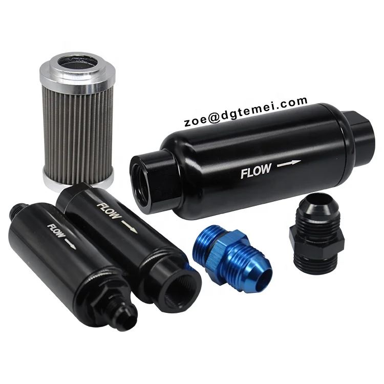 Алюминиевая черная анодированная сетка из нержавеющей стали AN12 100 микрон, топливный фильтр с клапаном