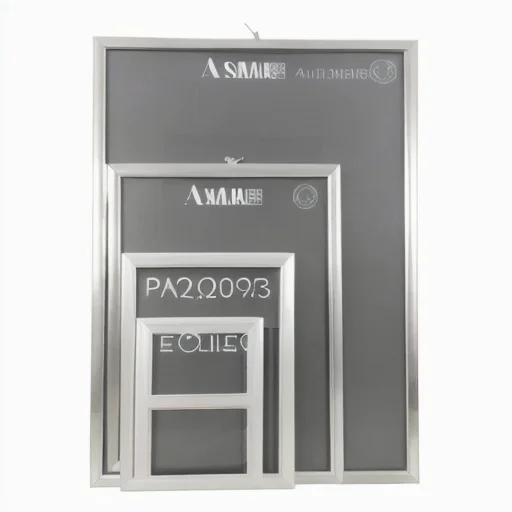 America Wholesale Various Size A0/a1/a2/a3/a4/a5/Wall Mounted Front open aluminum Poster frame for advertising