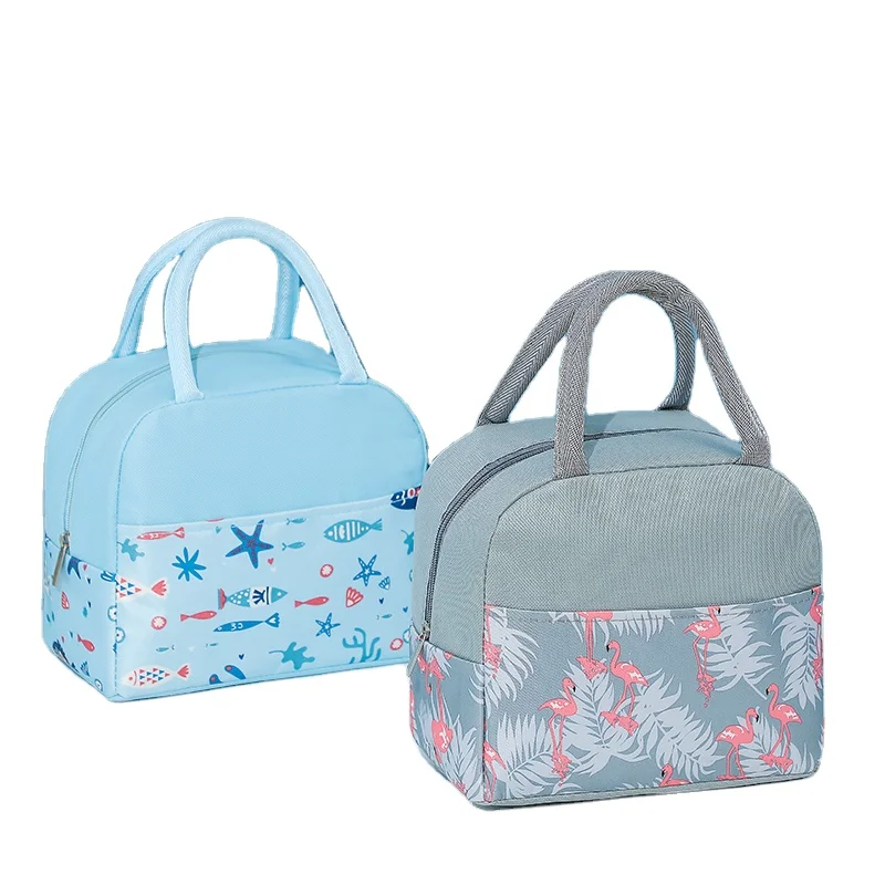 Brivilas fashion unique cartoon design breakfast portable  oxford insulated cooler bags