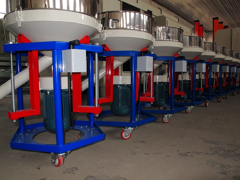 2025 Good Quality Powder Coating Automatic Sieving Machine Vibrating Sieving Machine with CE