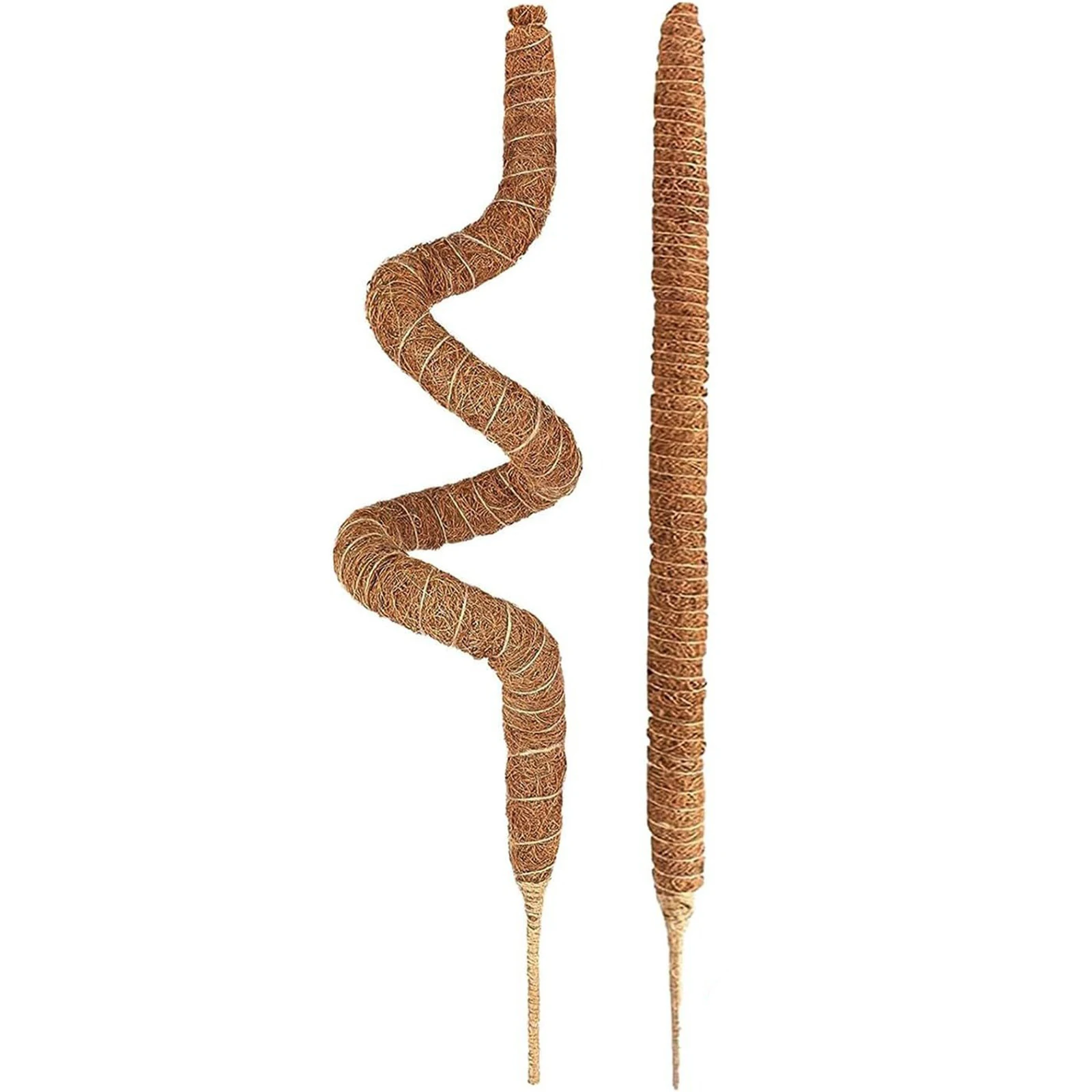 70cm Bendable Coir Moss Pole for Plants  Adjustable Coconut Fiber Plants Stakes for bonsai Sticks Moss Pole for Climbing Plants