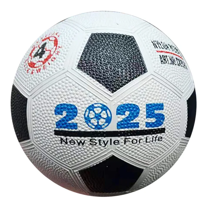 China rubber Football Ball supplier factory price Promotion Rubber High Bounce size 4 soccer ball