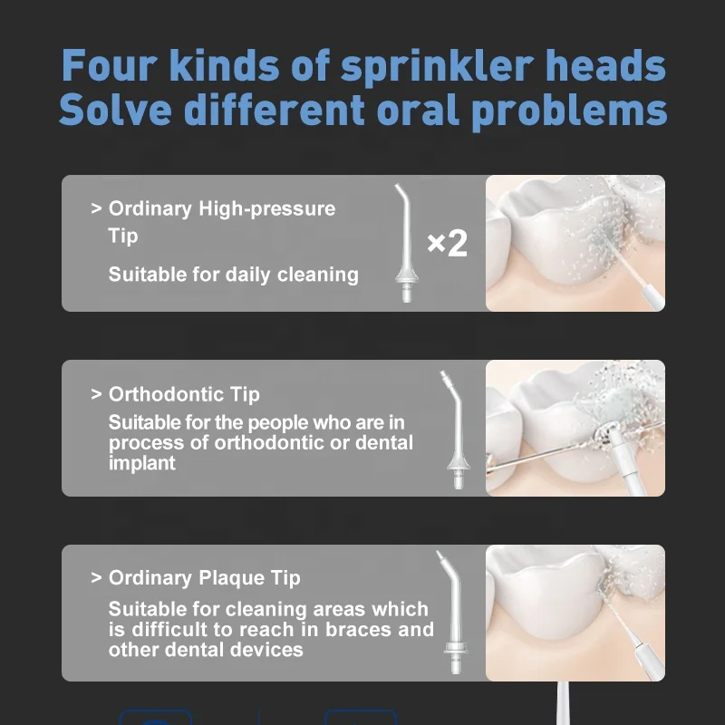 mini oral irrigator pony oem/odm water flosser flossing devices oral irrigator 2023 faucet mini oral irrigator for kids