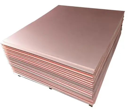 FR4 Single and double glass fiber cloth based copper clad board circuit board light plate copper plate