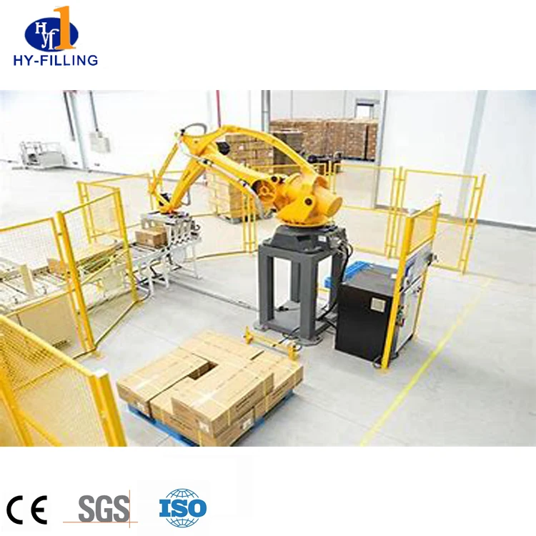 China industrial customized electric robot palletizer price for food  electronic  consumer goods  pharmacy