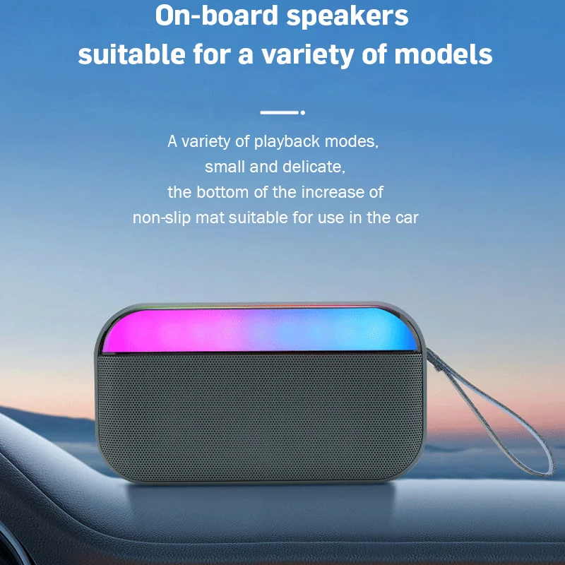 Hot Internet Large power loud volume portable battery powered speakers Portable BT speaker with led dazzling light