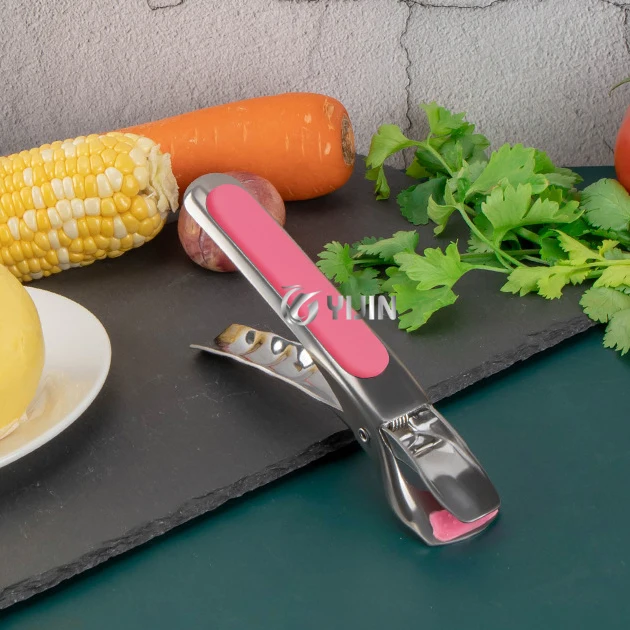 Heat insulation non slip clamp bowl dishes pot pan holder silicone tongs stainless steel anti-scalding clip