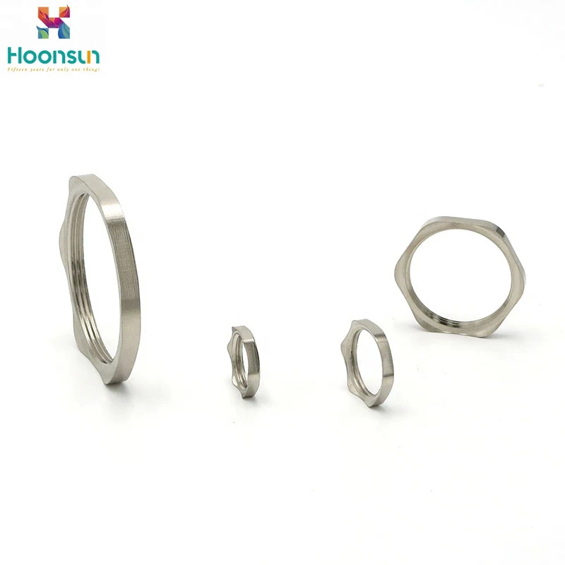 Brass Color Nickel-plated conduit locknut