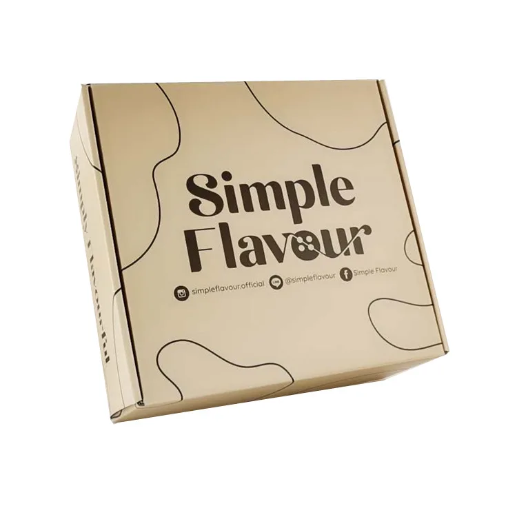 customized cardboard paper packaging boxes Corrugated Ecommerce Packaging Shipping Mailer Boxes small brown kraft box carton