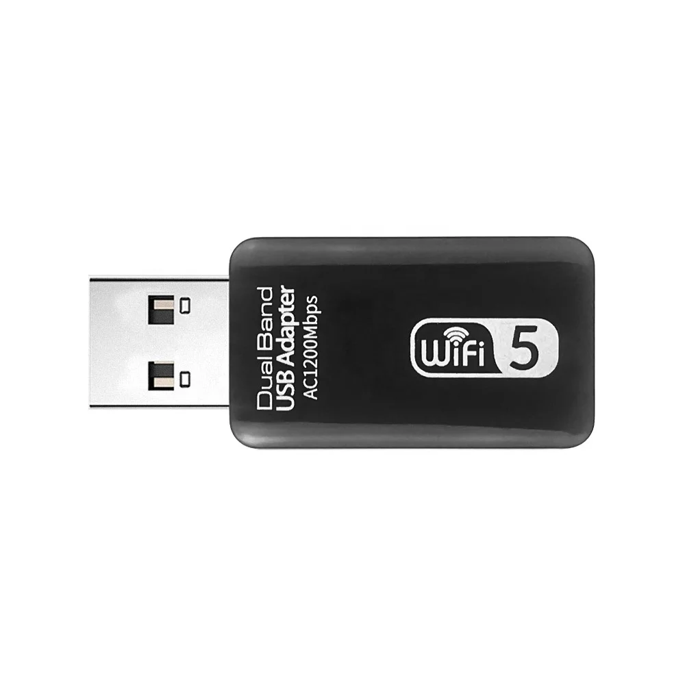 Doonjiey Dual Band2.4G/5.8G Wireless USB Adapter 1200(866+300)Mbps WIFI adapter Wifi dongle of laptop/PC for window/Mac/linux