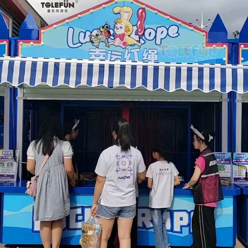 Tolefun Adult Shooting Duck Basketball Arcade Games Kit Machines Coin Operated Amuse Game Lucky Rainbow Carnival Booth Games