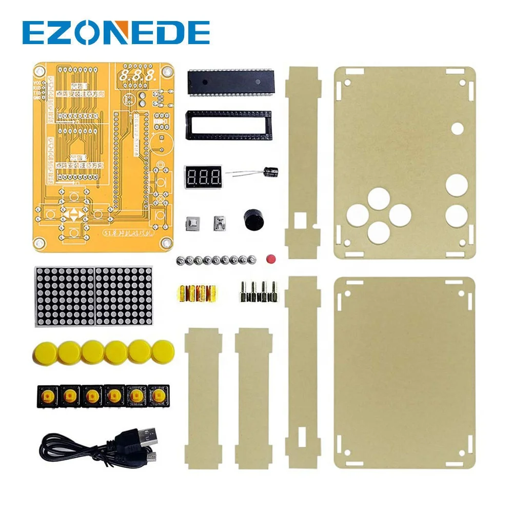 Electronic DIY Soldering Project Game Kit Retro Classic Electronic Soldering Kit Snakes/Race Cars/Space Invaders