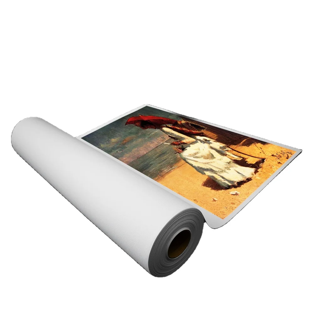 360g Poly cotton inkjet canvas roll